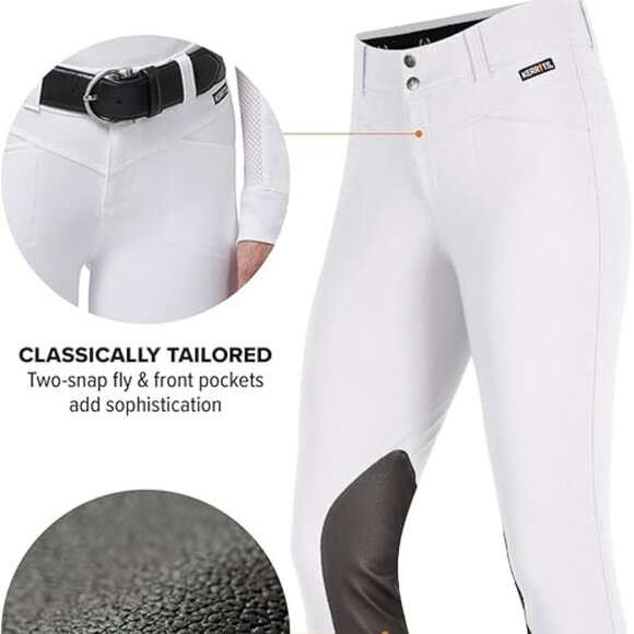 NWT Kerrits Crossover II® Knee Patch Riding Breech - Picture 3 of 8